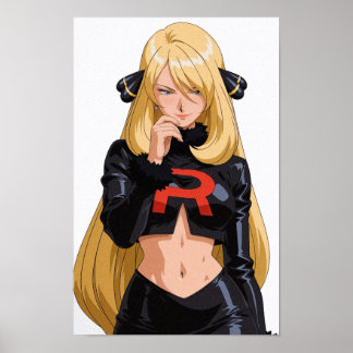 Cynthia team rocket poster