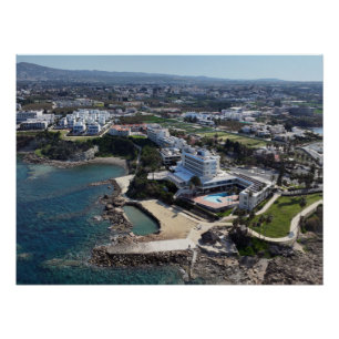 Cynthiana Beach Hotel Paphos, Cyprus Poster