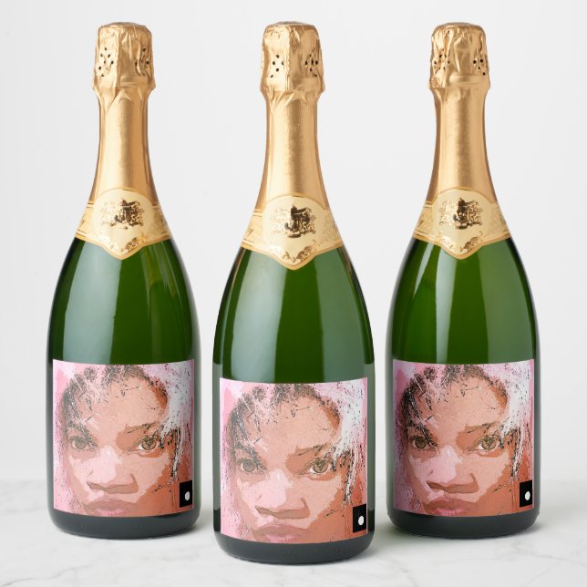 Cynt's Daughter Sparkling Wine Label (Bottles)