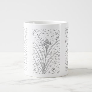 Cyperus esculentus - Yellow Nutsedge Large Coffee Mug