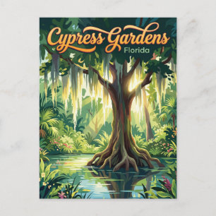 Cypress Gardens Florida Postcard