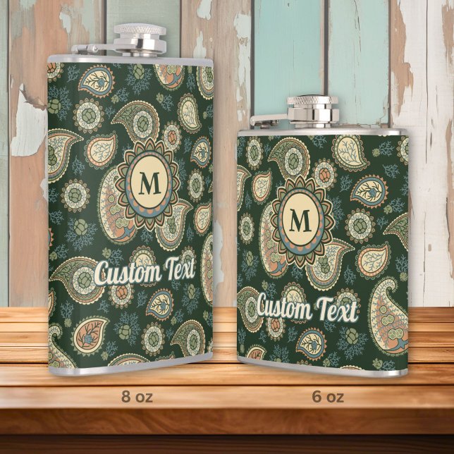 Cypress Paisley Pattern Flask (Creator Uploaded)