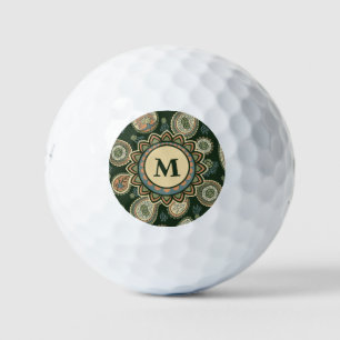 Cypress Paisley Pattern Golf Balls