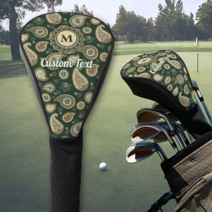 Cypress Paisley Pattern Golf Head Cover