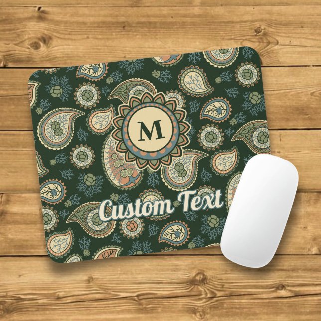 Cypress Paisley Pattern Mouse Mat (Creator Uploaded)
