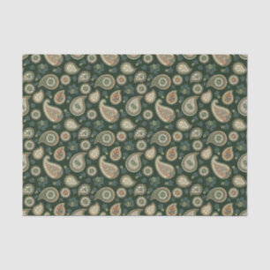 Cypress Paisley Pattern Tissue Paper