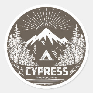 Cypress Provincial Park Classic Round Sticker