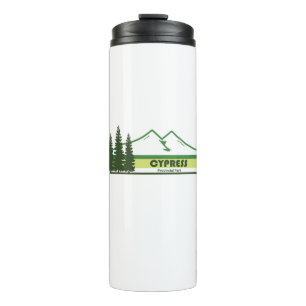 Cypress Provincial Park Green Stripes Thermal Tumbler