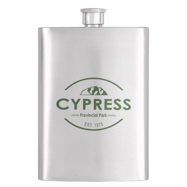 Cypress Provincial Park Hip Flask (Front)