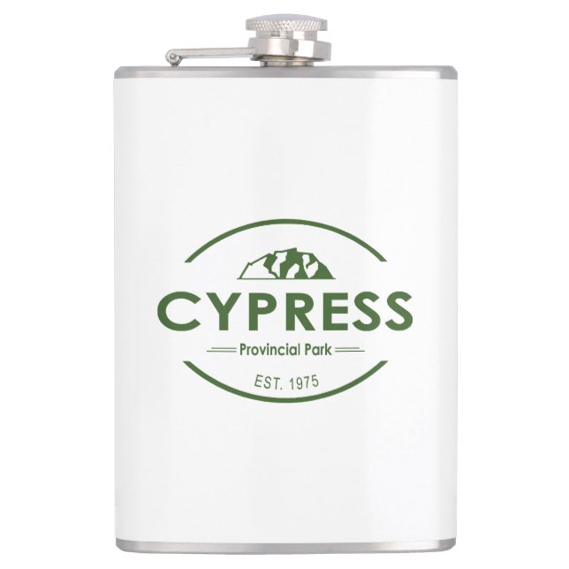 Cypress Provincial Park Hip Flask (Front)