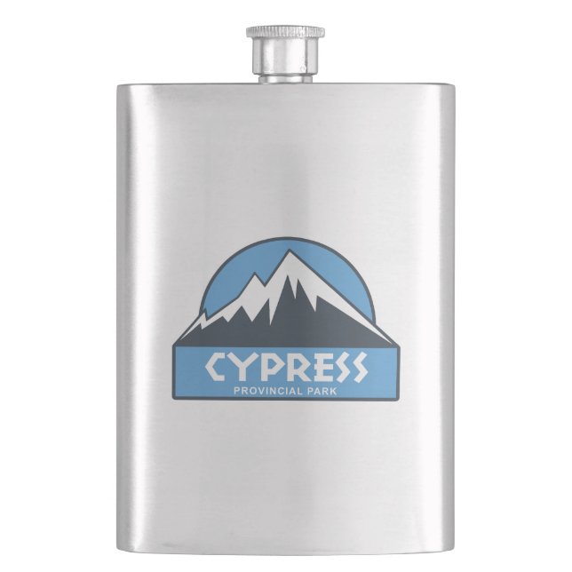 Cypress Provincial Park Hip Flask (Front)