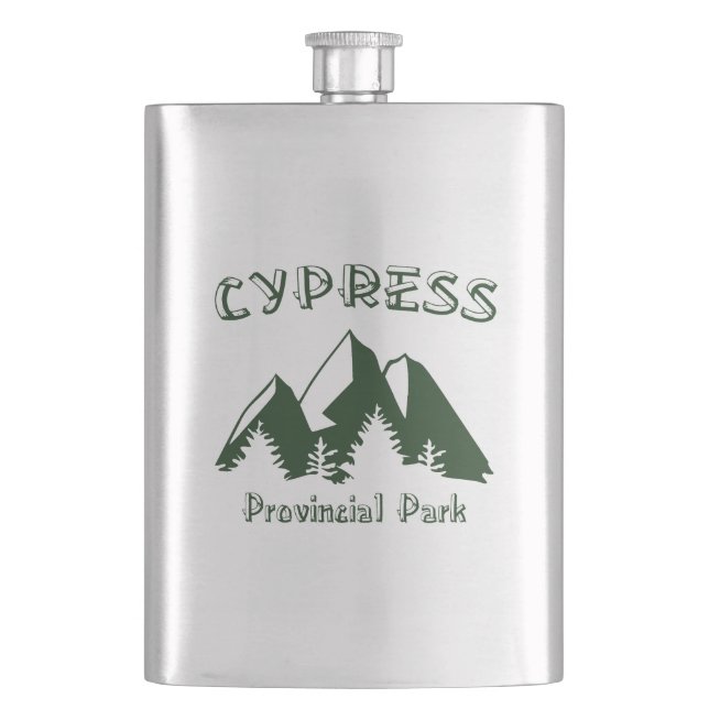 Cypress Provincial Park Hip Flask (Front)