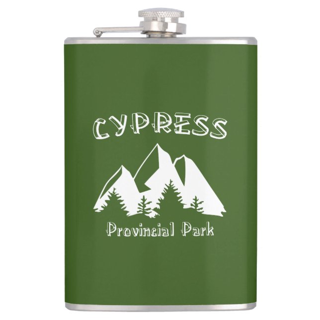 Cypress Provincial Park Hip Flask (Front)