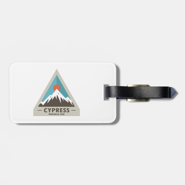 Cypress Provincial Park Luggage Tag (Back Horizontal)