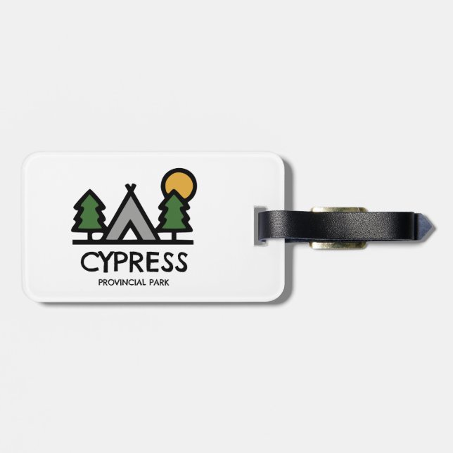 Cypress Provincial Park Luggage Tag (Back Horizontal)