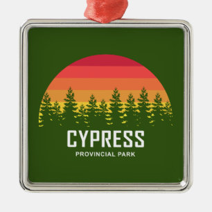 Cypress Provincial Park Metal Tree Decoration
