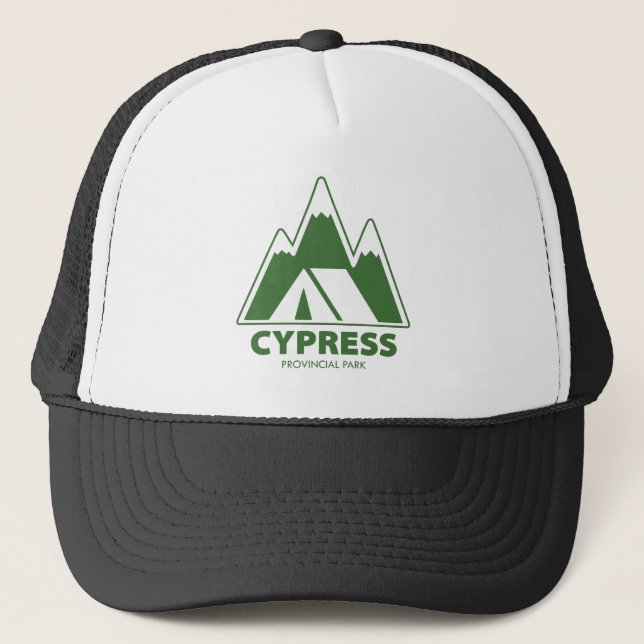 Cypress Provincial Park Mountains Camping Trucker Hat (Front)