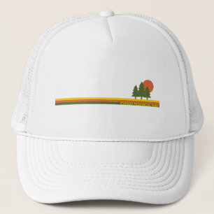 Cypress Provincial Park Pine Trees Sun Trucker Hat