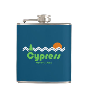 Cypress Provincial Park Retro Hip Flask