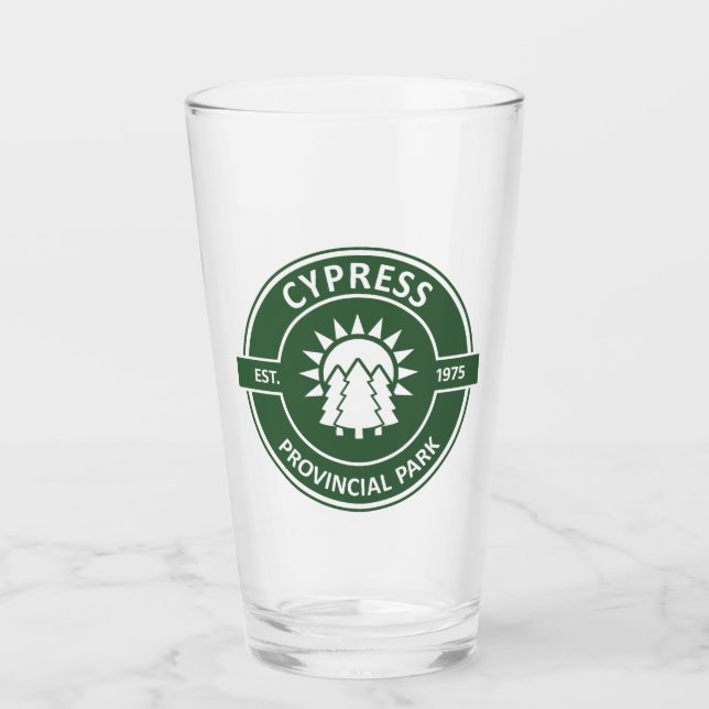 Cypress Provincial Park Sun Trees Glass (Front)