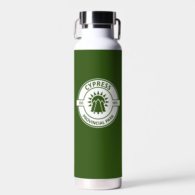 Cypress Provincial Park Sun Trees Water Bottle (Front)