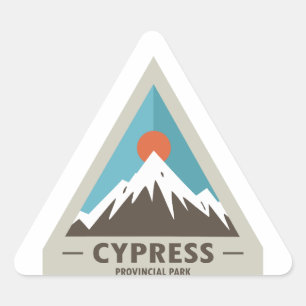 Cypress Provincial Park Triangle Sticker