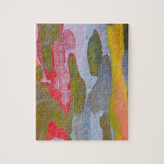 Cypress tree bark patterns, Italy Jigsaw Puzzle (Vertical)