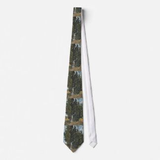 Cypress Trees by Van Gogh Neck Tie