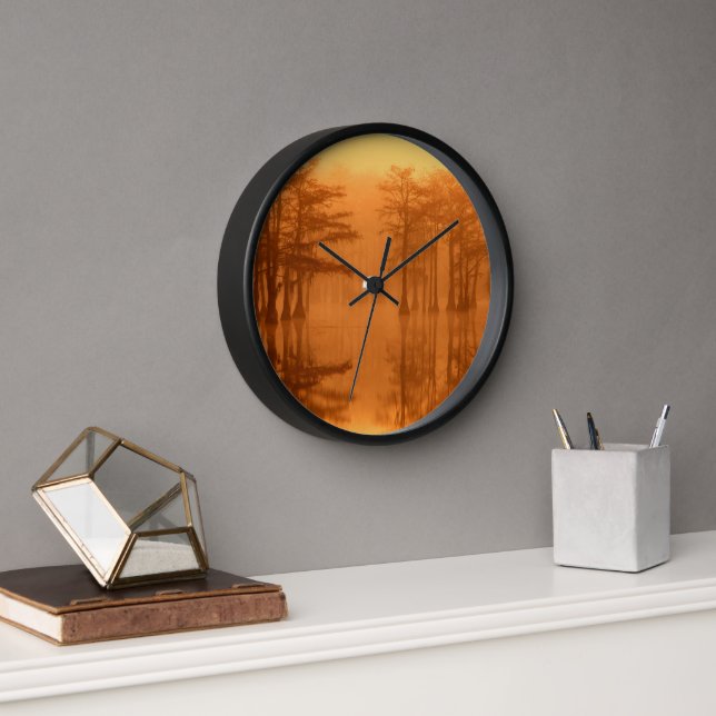 Cypress Trees George Smith State Park Clock (Office)