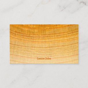 Cypress Wood Texture Business Card