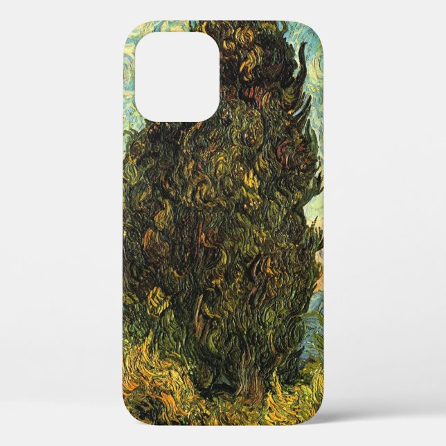 Cypresses by Vincent van Gogh Case-Mate iPhone Case (Back)