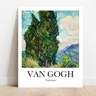 Cypresses by Vincent Van Gogh Poster