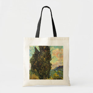 Cypresses by Vincent van Gogh Tote Bag