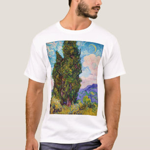 Cypresses, Van Gogh T-Shirt