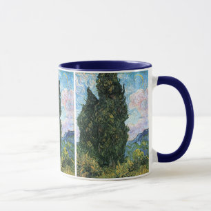 Cypresses, Vincent van Gogh Fine Art Mug