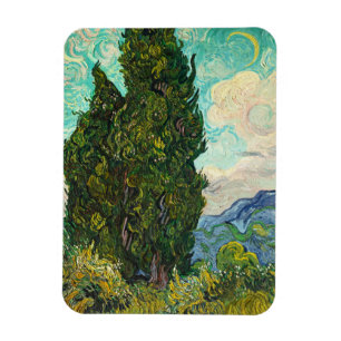 Cypresses, Vincent van Gogh  Magnet