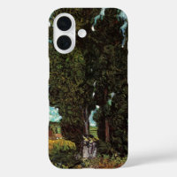 Cypresses with Female Figures by Vincent van Gogh