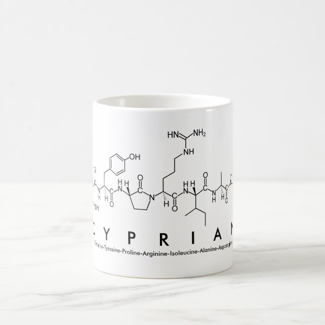 Cyprian peptide name mug (Center)