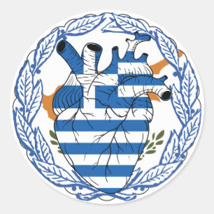 Cypriot Cyprus Greek Independence Greek Greece Classic Round Sticker