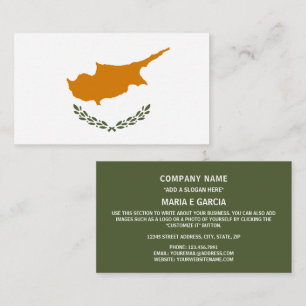 Cypriot Flag, Flag of Cyprus Business Card