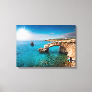 Cyprus, Bridge of Lovers Canvas Print