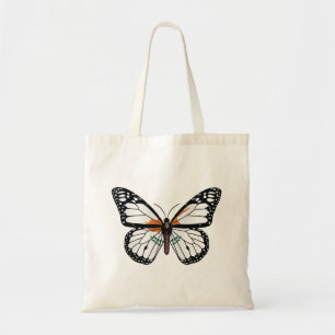Cyprus butterfly monarch flag tote bag