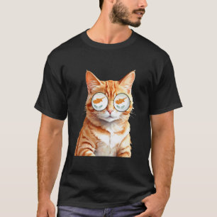 Cyprus Cat Lover Cyprus Flag Sunglasses T-Shirt