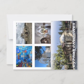 Cyprus churches postcard