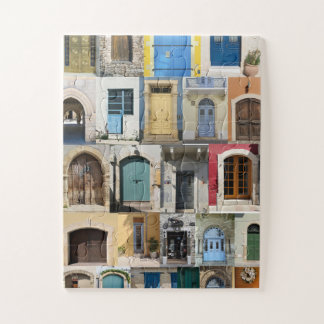 Cyprus colourful doors jigsaw puzzle