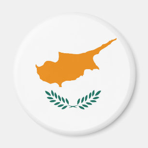 Cyprus country flag symbol long magnet