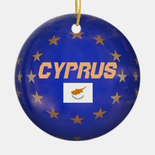 Cyprus Customisable Christmas Ornament
