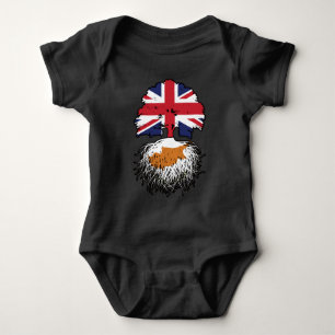 Cyprus Cypriot British UK United Kingdom Britain Baby Bodysuit