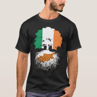 Cyprus Cypriot Irish Ireland Tree Roots Flag