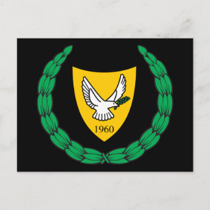 cyprus emblem postcard